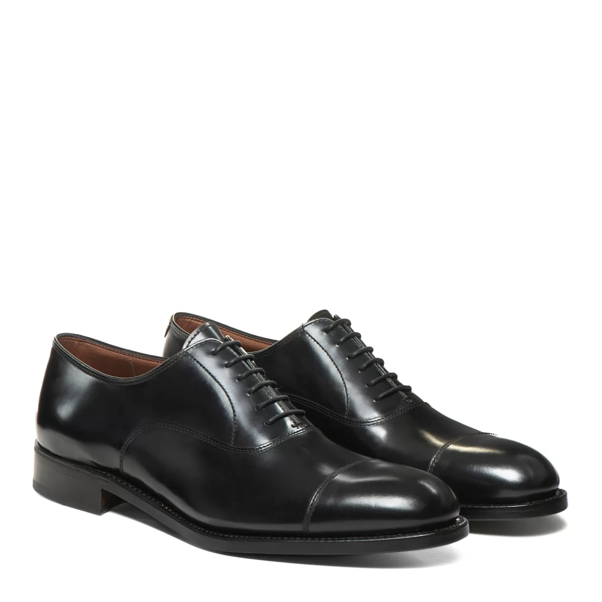 Fratelli Rossetti Black leather Oxford shoe|^ Lace-up Shoes