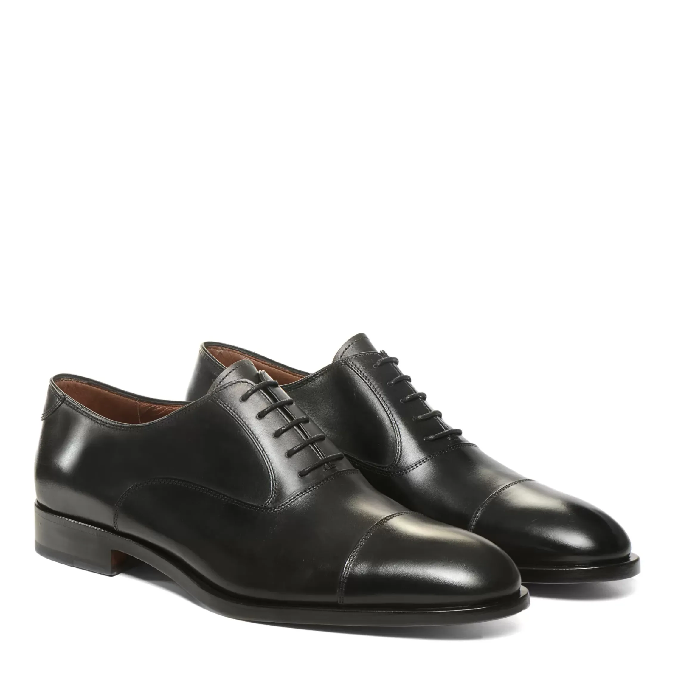 Fratelli Rossetti Black leather Oxford shoe|^ Lace-up Shoes