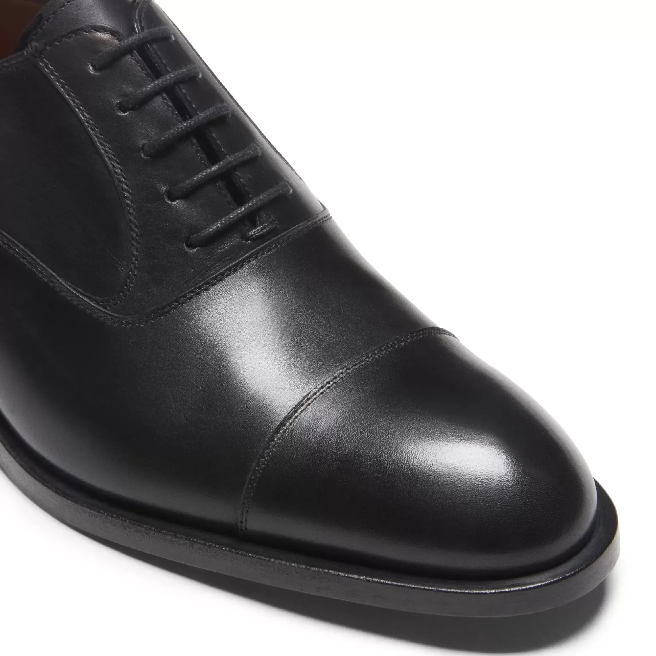 Fratelli Rossetti Black leather Oxford shoe|^ Lace-up Shoes