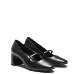 Fratelli Rossetti Black leather pump|^ Décolleté