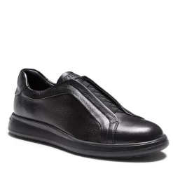 Fratelli Rossetti Black leather sneaker|^ Sneakers