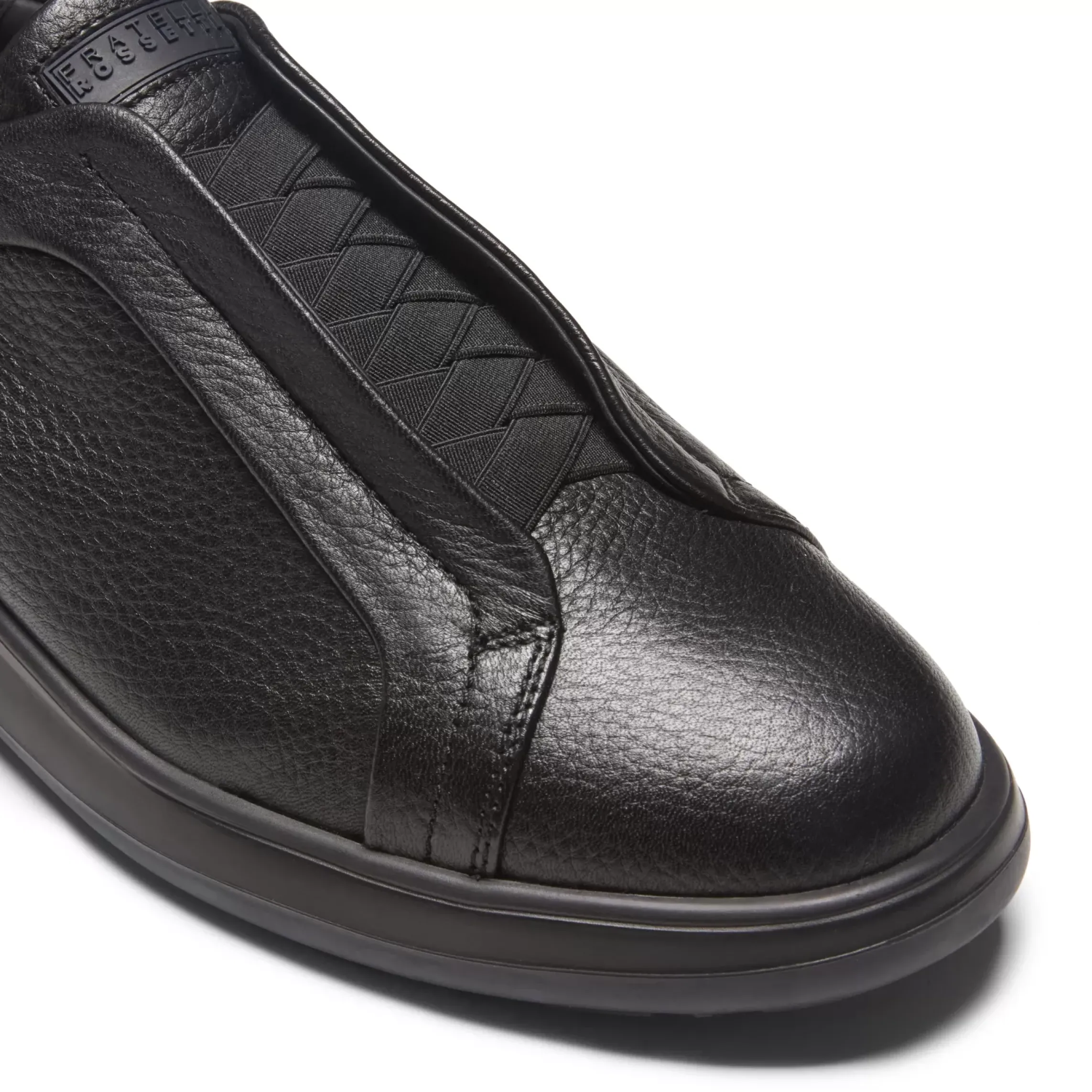 Fratelli Rossetti Black leather sneaker|^ Sneakers