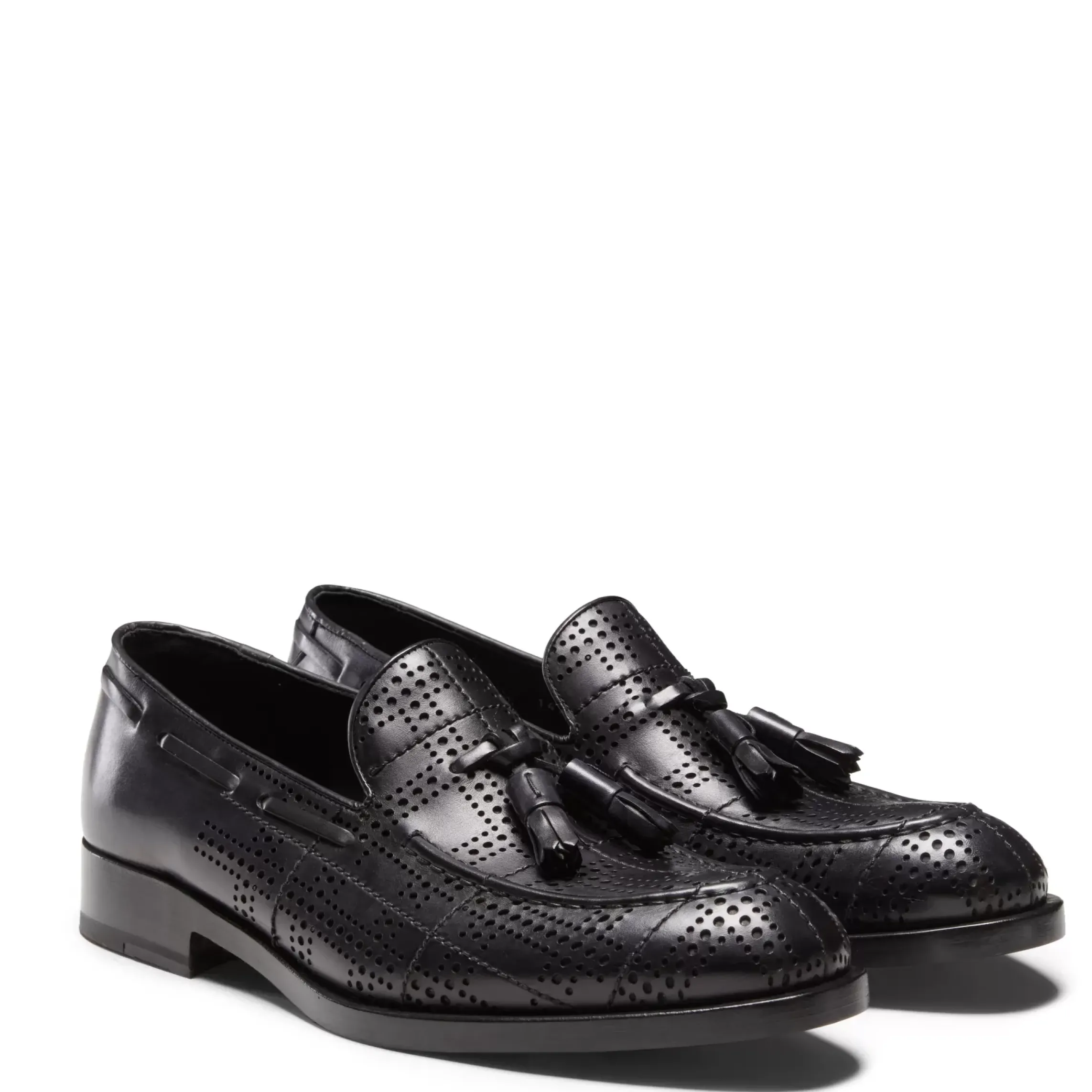 Fratelli Rossetti leather Tartan Brera loafer|^ Loafers