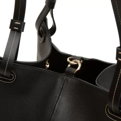 Fratelli Rossetti Black leather tote bag|^ Bags