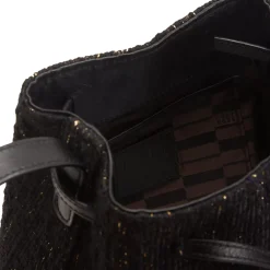 Fratelli Rossetti Black suede bucket bag|^ Bags