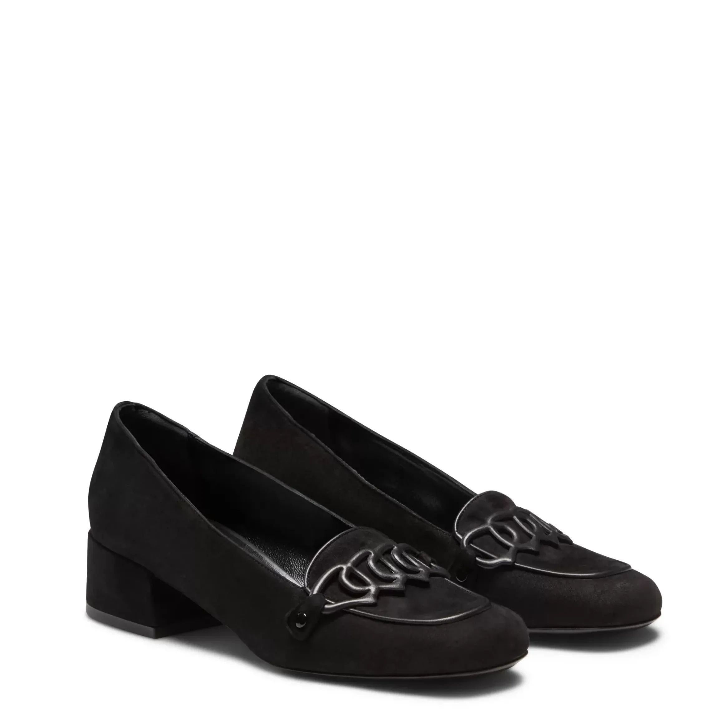 Fratelli Rossetti Black suede loafer|^ Décolleté