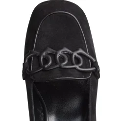 Fratelli Rossetti Black suede loafer|^ Décolleté