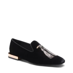 Fratelli Rossetti Black velvet Hobo slipper|^ Slip On
