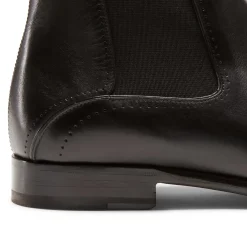 Fratelli Rossetti Boot in black leather|^ Ankle Boots