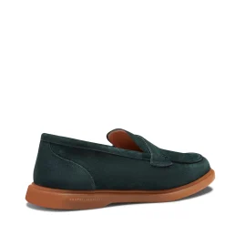 Fratelli Rossetti Bottle green suede loafer|^ Slip On