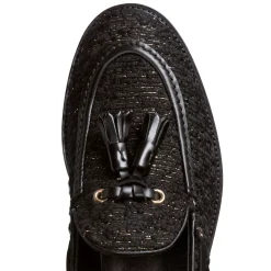 Fratelli Rossetti Brera loafer in black fabric|^ Loafers