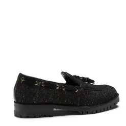 Fratelli Rossetti Brera loafer in black fabric|^ Loafers
