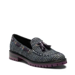 Fratelli Rossetti Brera loafer in blue fabric|^ Loafers