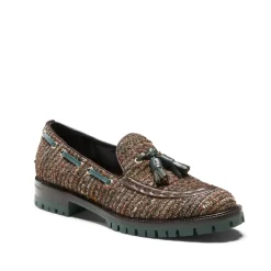 Fratelli Rossetti Brera loafer in brown fabric|^ Loafers
