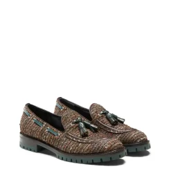 Fratelli Rossetti Brera loafer in brown fabric|^ Loafers