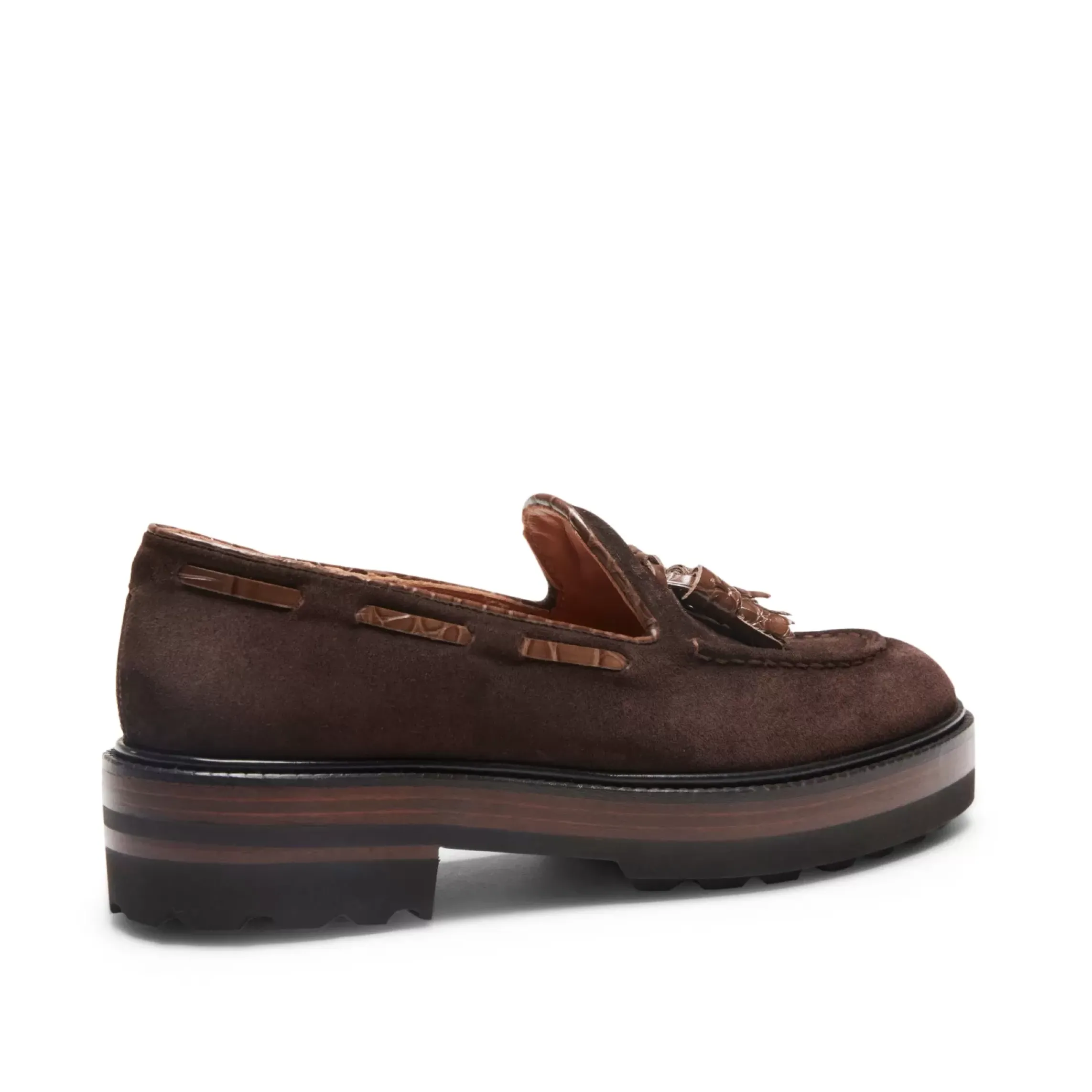 Fratelli Rossetti Brera loafer in cocoa brown suede|^ Loafers