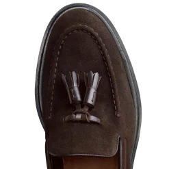 Fratelli Rossetti Brera loafer in cocoa brown suede|^ Loafers