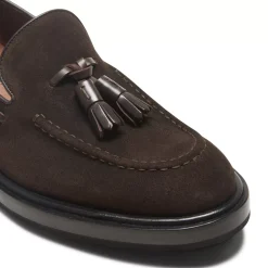Fratelli Rossetti Brera loafer in cocoa brown suede|^ Loafers