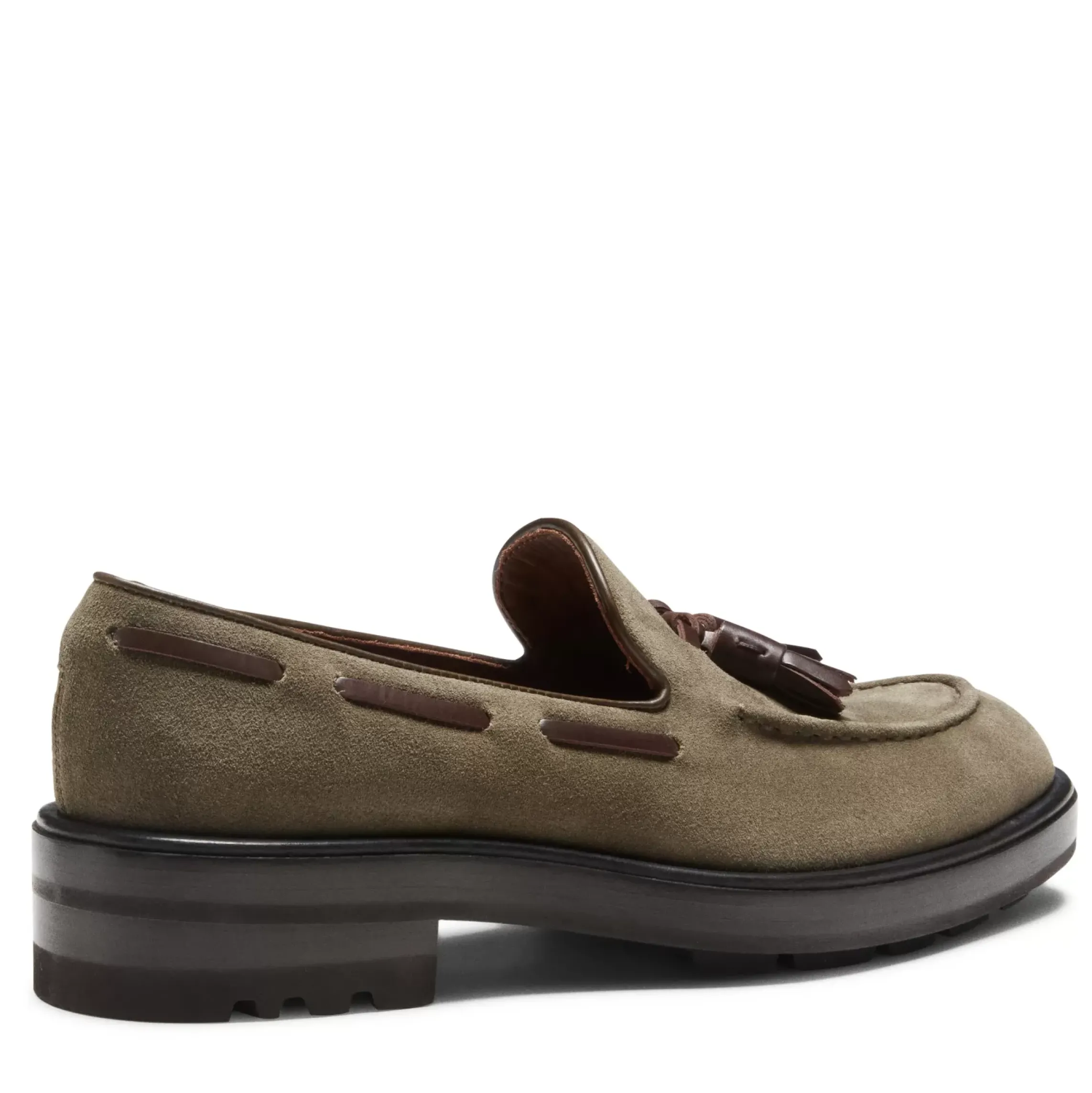 Fratelli Rossetti Brera loafer in seaweed suede|^ Loafers