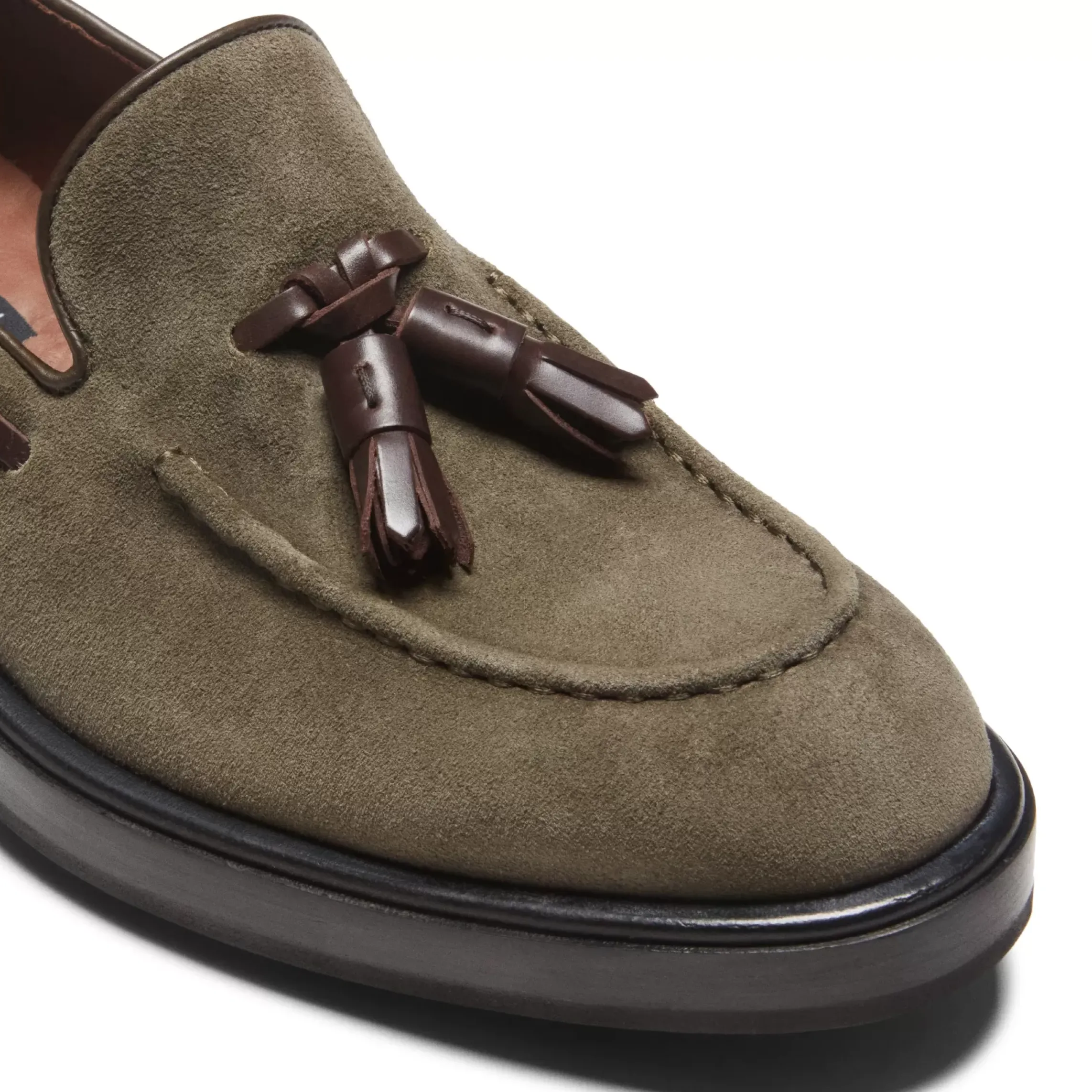 Fratelli Rossetti Brera loafer in seaweed suede|^ Loafers