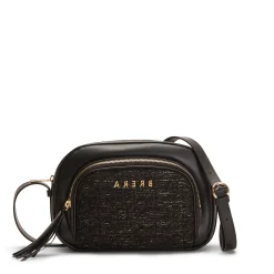Fratelli Rossetti Brera shoulder bag in black leather|^ Bags