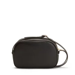 Fratelli Rossetti Brera shoulder bag in black leather|^ Bags