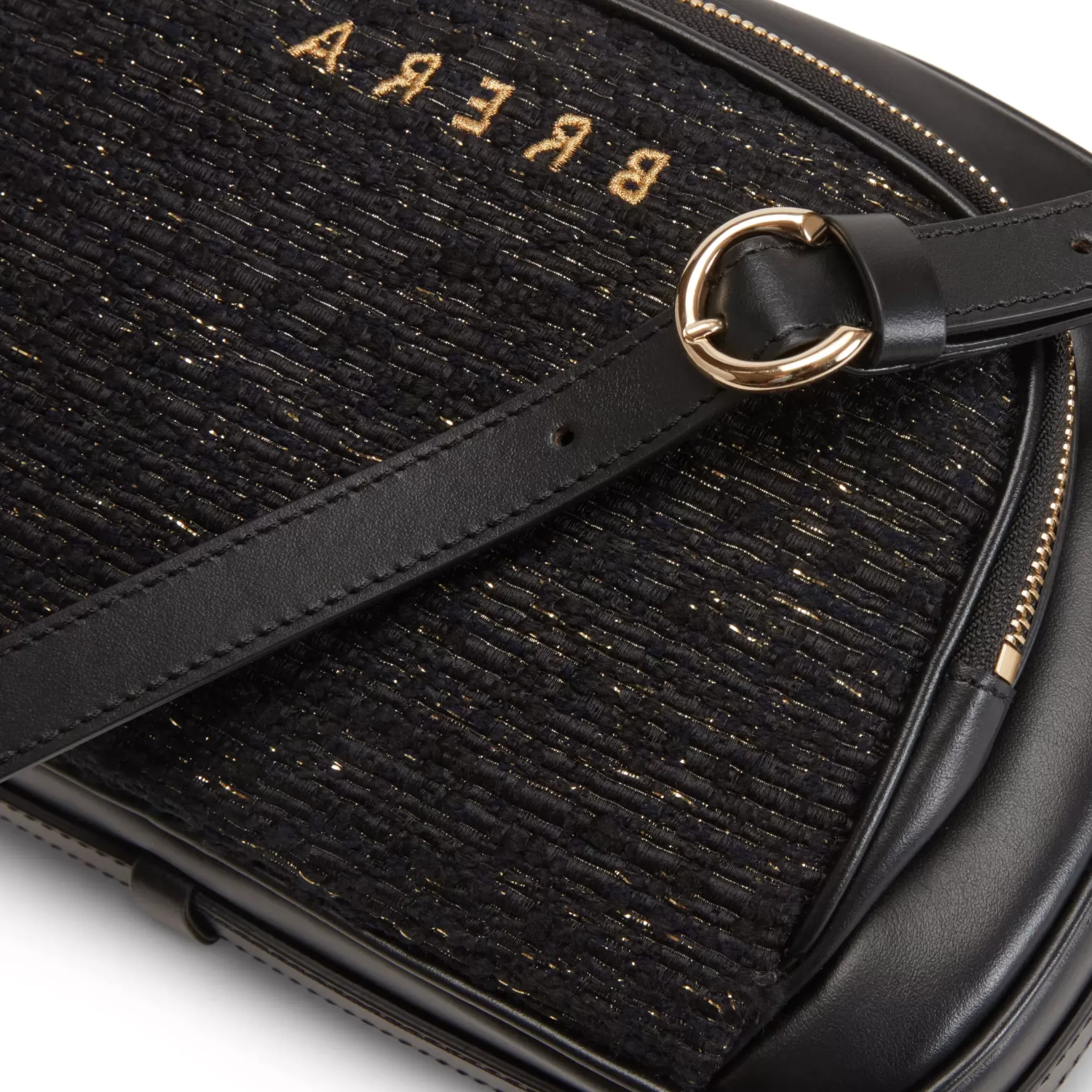 Fratelli Rossetti Brera shoulder bag in black leather|^ Bags