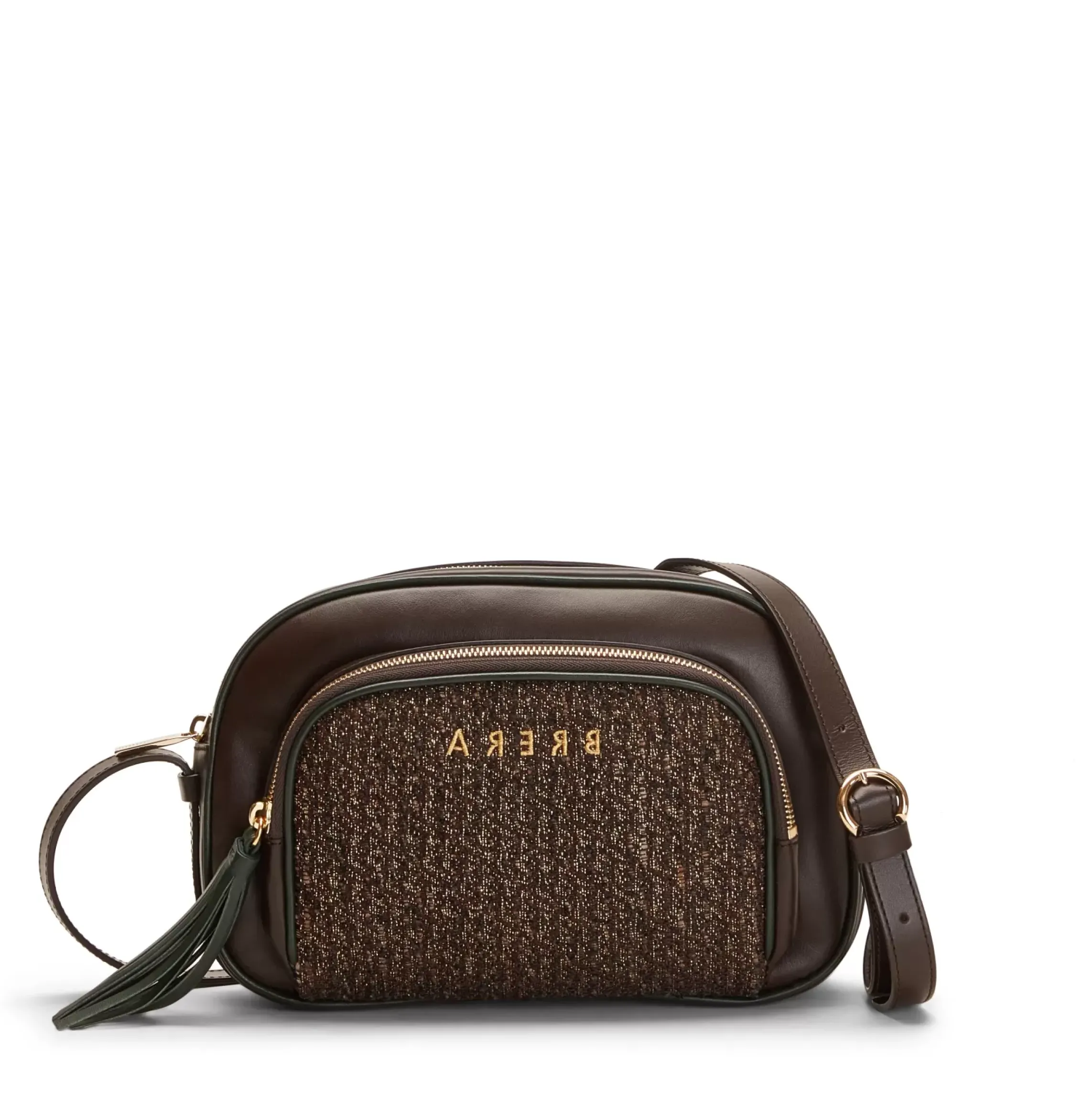 Fratelli Rossetti Brera shoulder bag in brown leather|^ Bags