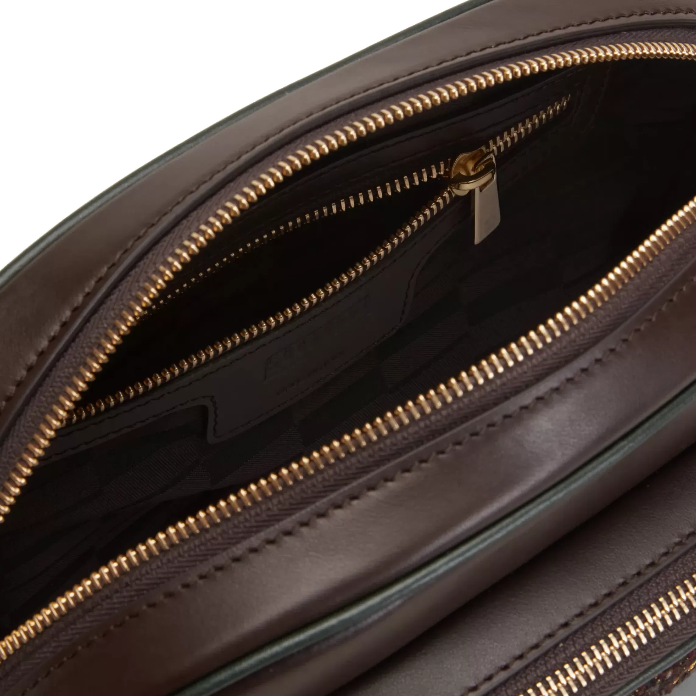 Fratelli Rossetti Brera shoulder bag in brown leather|^ Bags