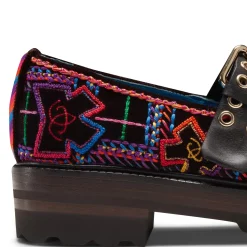 Fratelli Rossetti Brera Special Embroidery ballet flat in multi-coloured velvet|^ Décolleté