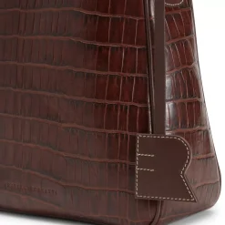 Fratelli Rossetti Brown leather Royal shoulder bag|^ Bags