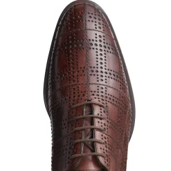 Fratelli Rossetti Brown leather Tartan Oxford shoe|^ Lace-up Shoes