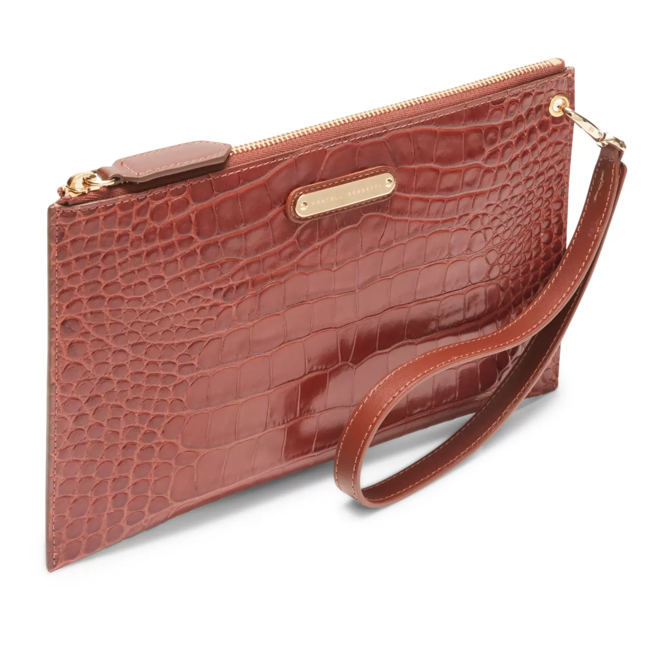 Fratelli Rossetti Bustina donna in pelle colore cognac-^ Belts
