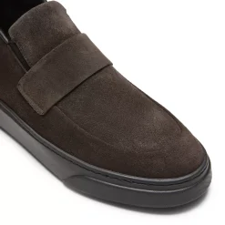 Fratelli Rossetti Charcoal grey suede boot|^ Ankle Boots