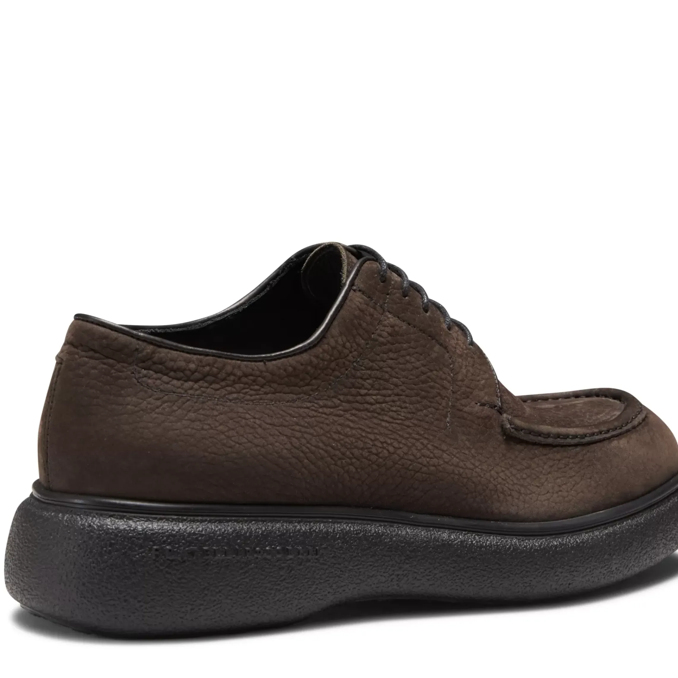 Fratelli Rossetti Charcoal grey suede Derby shoe|^ Lace-up Shoes