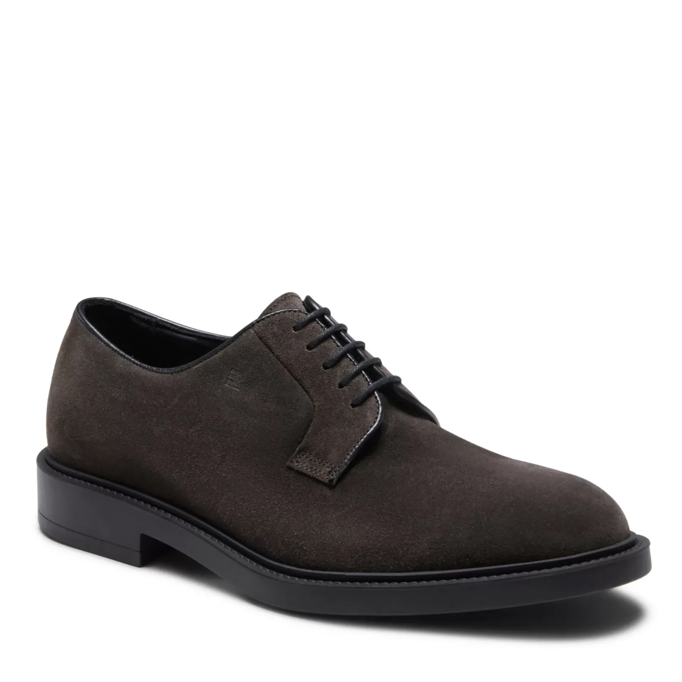 Fratelli Rossetti Charcoal grey suede Derby shoe|^ Lace-up Shoes