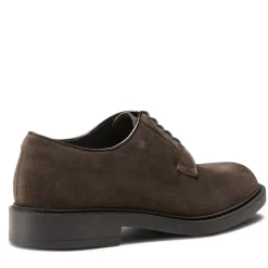 Fratelli Rossetti Charcoal grey suede Derby shoe|^ Lace-up Shoes