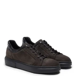 Fratelli Rossetti Charcoal grey suede sneaker|^ Sneakers