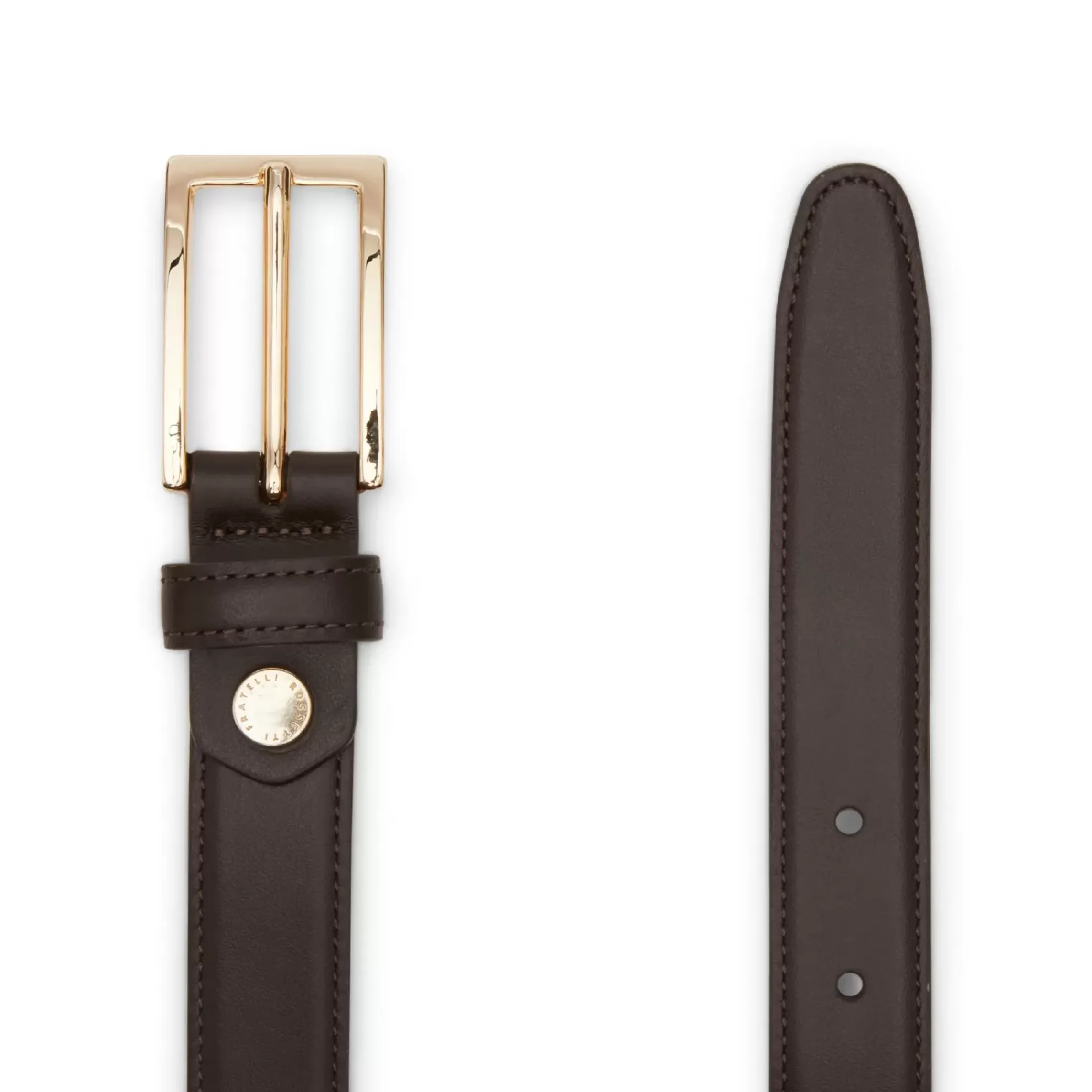Fratelli Rossetti Cintura colore mogano-^ Belts
