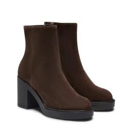 Fratelli Rossetti Cocoa brown suede ankle boot|^ Ankle Boots