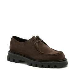 Fratelli Rossetti Cocoa brown suede Derby shoe|^ Lace-up Shoes