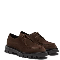 Fratelli Rossetti Cocoa brown suede Derby shoe|^ Lace-up Shoes