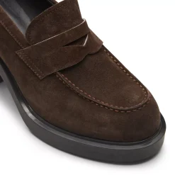 Fratelli Rossetti Cocoa brown suede loafer|^ Loafers