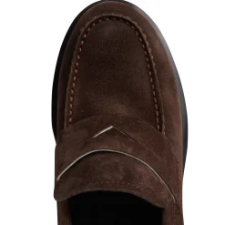 Fratelli Rossetti Cocoa brown suede loafer|^ Loafers