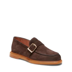 Fratelli Rossetti Cocoa brown suede loafer|^ Slip On