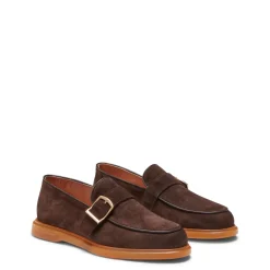 Fratelli Rossetti Cocoa brown suede loafer|^ Slip On