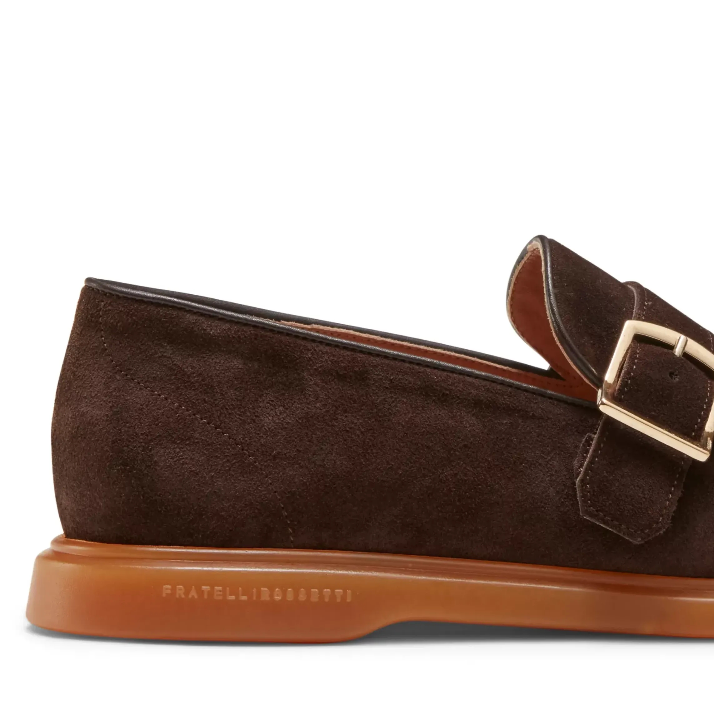 Fratelli Rossetti Cocoa brown suede loafer|^ Slip On