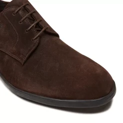 Fratelli Rossetti Cocoa brown suede Oxford shoe|^ Lace-up Shoes