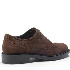 Fratelli Rossetti Cocoa brown suede Oxford shoe|^ Lace-up Shoes