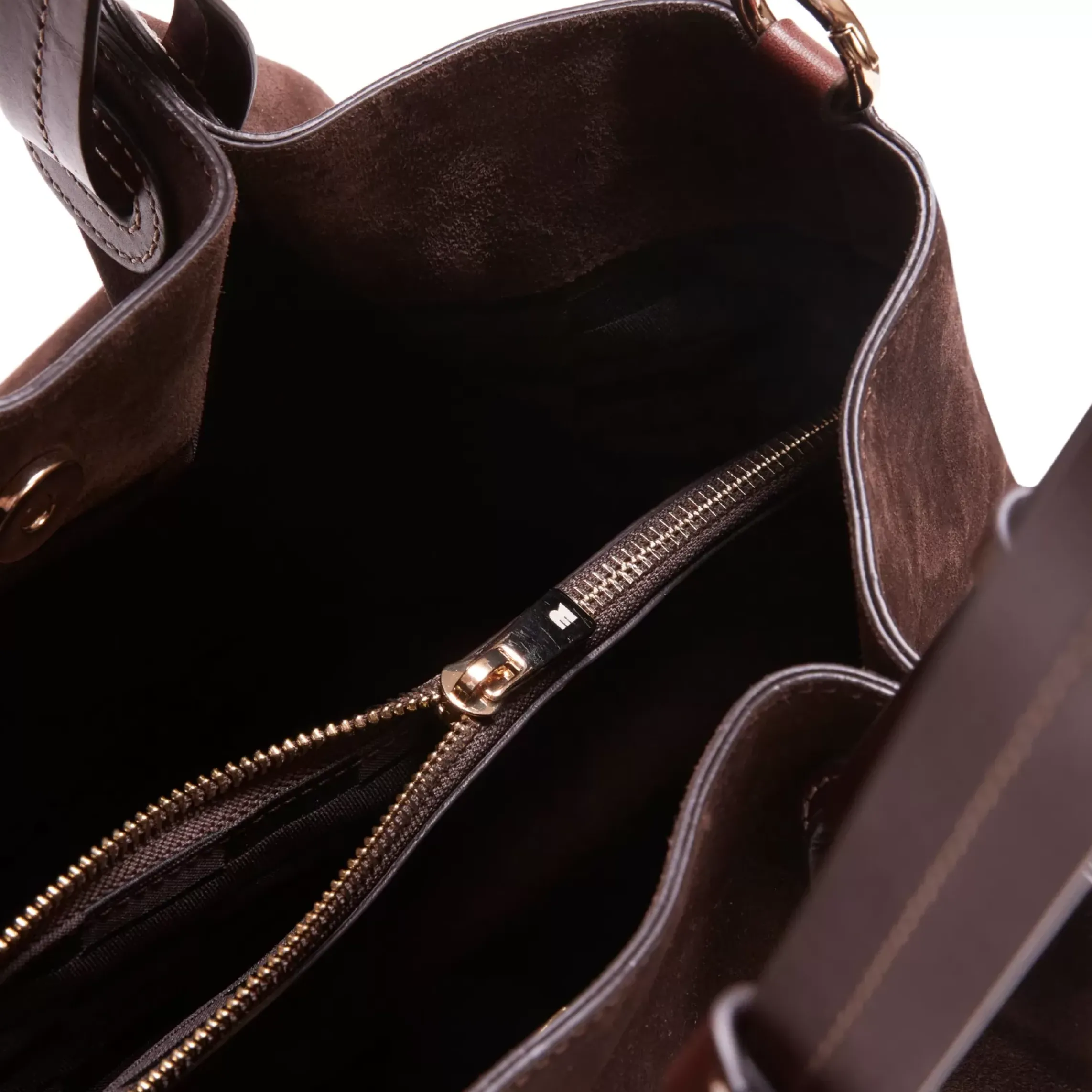 Fratelli Rossetti Cocoa brown suede tote bag|^ Bags